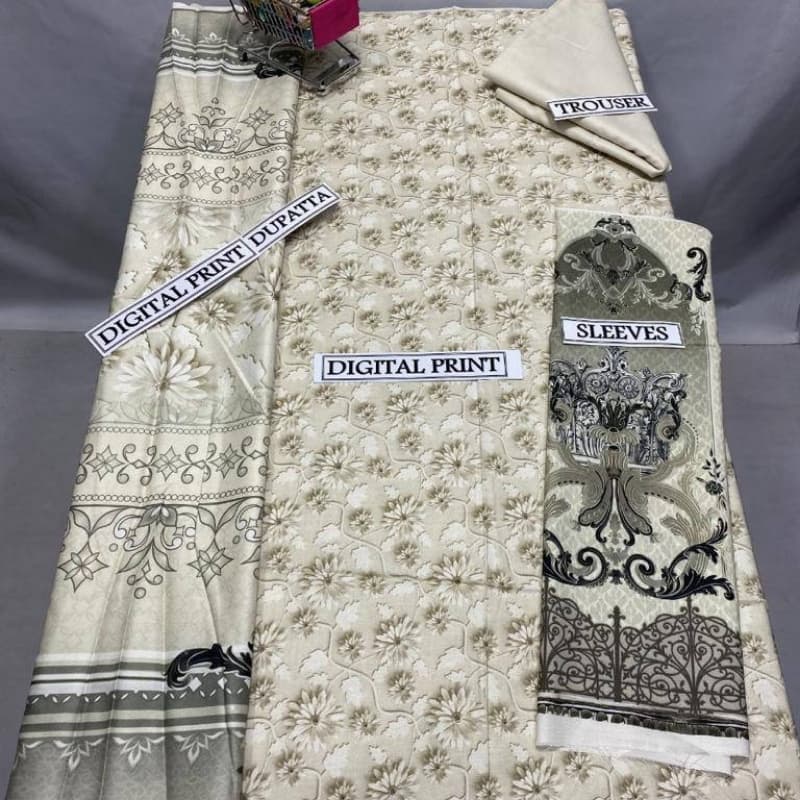 3 pcs Embroidery suit for women