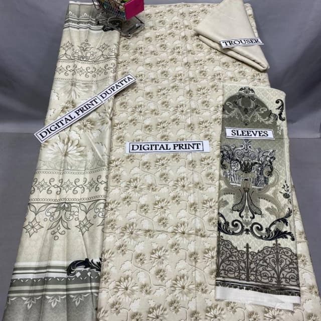 3 pcs Embroidery suit for women