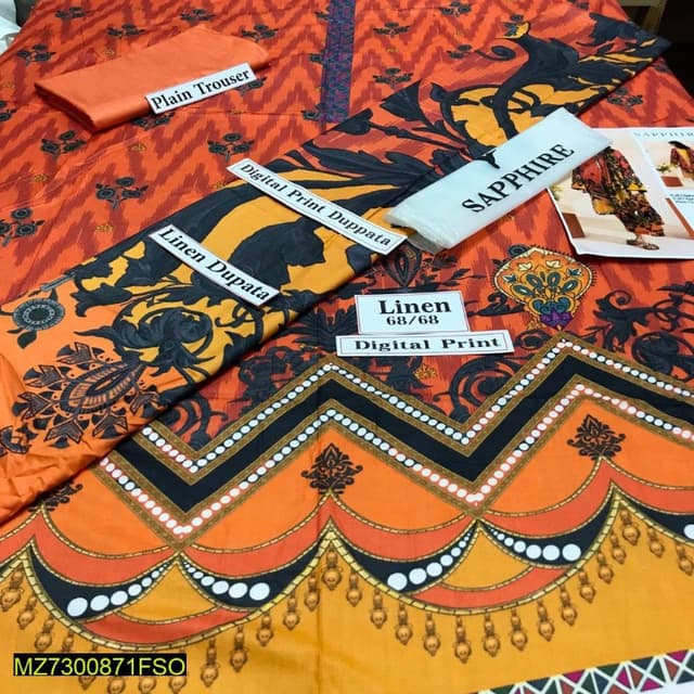 3 pcs digital printing
