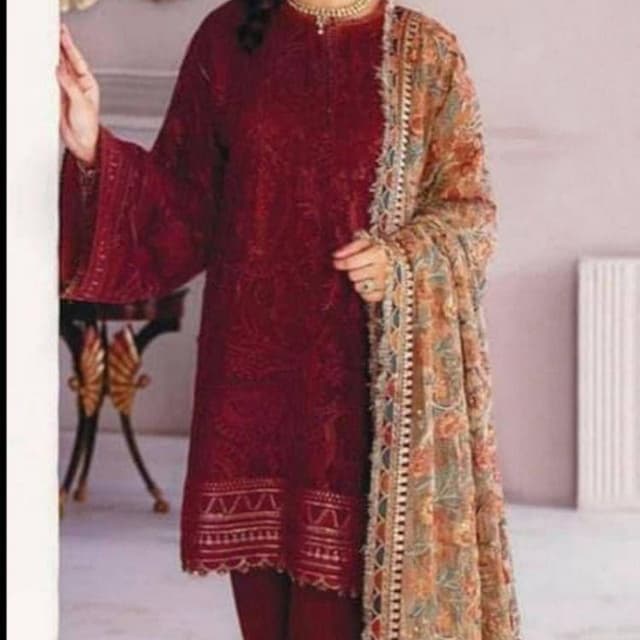 3pcs beautiful suit Embroidery