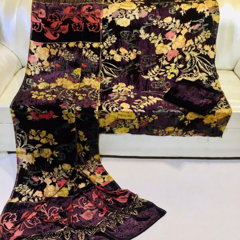 3 pcs plachi velvet suit