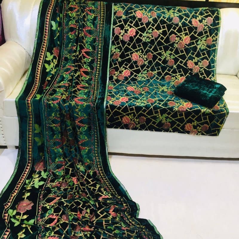 3 pcs plachi velvet suit