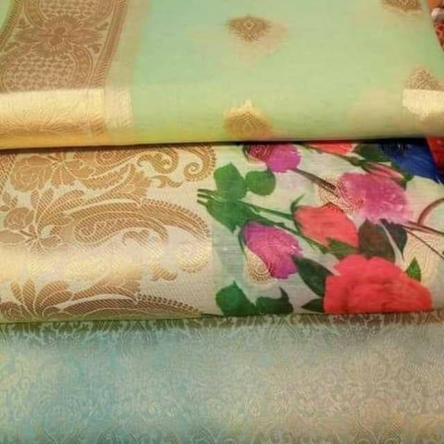 3 pcs Jacquard Banarasi suit